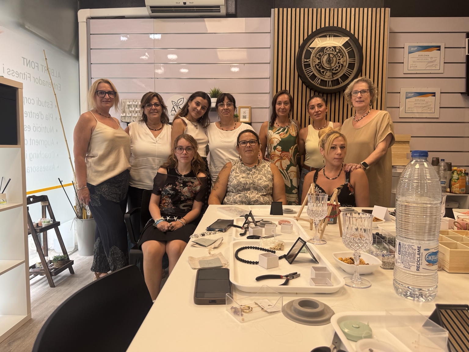 Grupo del taller Araian del domingo 12 de julio